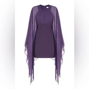 Halston Heritage Purple Dress